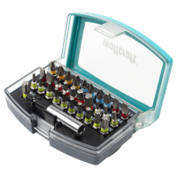 Wolfcraft Bit-box | Sleuf/kruiskop | PH/PZ | TORX® | Inbus | 32-delig | 1 set - 2975000