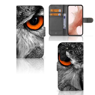 Samsung Galaxy S23 | Telefoonhoesje | Met pasjeshouder | Uil