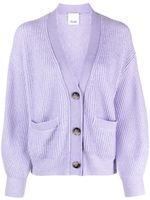 Allude cardigan en cachemire à col v - Violet