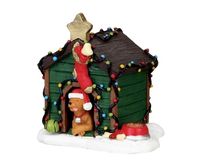 Decorated light doghouse - LEMAX - thumbnail