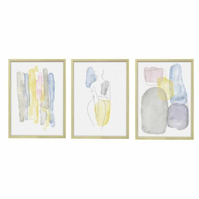 Schilderij DKD Home Decor Abstract (53 x 3 x 73 cm)