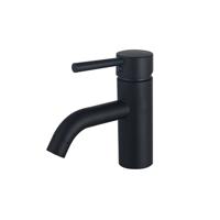 Fortifura Calvi Wastafelkraan - 14.8cm - opbouw - mat zwart SW377833