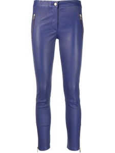 Arma legging en cuir à coupe courte - Bleu