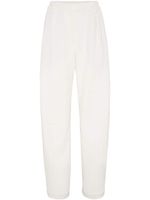 Brunello Cucinelli pantalon droit à plis marqués - Blanc