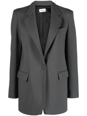P.A.R.O.S.H. blazer à simple boutonnage - Gris