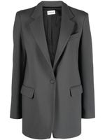 P.A.R.O.S.H. long-sleeve single-breasted blazer - Gris