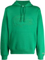 Lacoste hoodie en jersey à logo appliqué - Vert - thumbnail