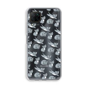 Poezen: Huawei P40 Lite Transparant Hoesje