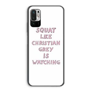 Christian Grey: Xiaomi Redmi Note 10 5G Transparant Hoesje