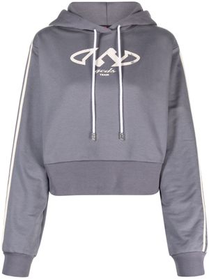 GCDS hoodie à logo imprimé - Gris