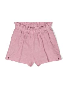 Il Gufo short évasé à taille élastiquée - Rose