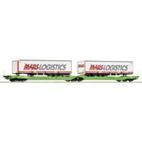 Roco 6600005 H0 dubbeltasje-gelede wagon T3000e van de CFL Cargo
