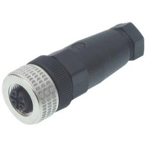 Hirschmann 933 139-100-1 Sensor/actuator connector, niet geassembleerd M12 Aantal polen (sensoren): 4 Bus, recht 1 stuk(s)