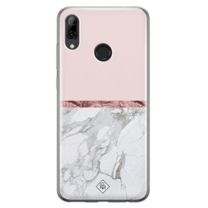 Huawei P Smart 2019 siliconen telefoonhoesje - Rose all day