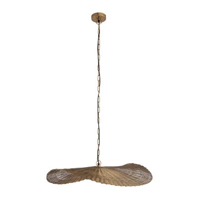Shauney Gold ijzeren golvende hanglamp rond S
