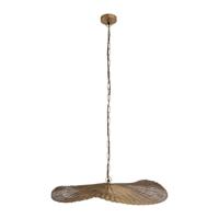 Shauney Gold ijzeren golvende hanglamp rond S
