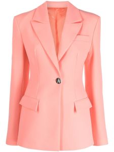 The Attico blazer à simple boutonnage - Rose