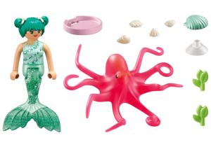 PLAYMOBIL Princess Magic - Zeemeermin met van kleur veranderende octopus Constructiespeelgoed