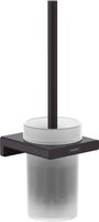 Hansgrohe AddStoris toiletborstel met wandhouder 10,5x12x34,2cm mat zwart
