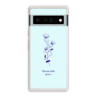 Bloom with grace: Google Pixel 6 Pro Transparant Hoesje