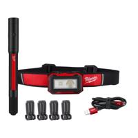 Milwaukee IR HL450PL250 USB Oplaadbare Hoofdlamp & Penlight - 4933492104
