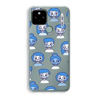 Gezichtjes: Google Pixel 5 Transparant Hoesje