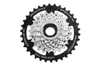 SunRace MFM4S 7CV Cassette 7V 13-34T - Zilver