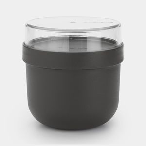 Brabantia Make & Take yoghurtbeker 0,5 liter, kunststof - Dark Grey