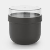 Brabantia Make & Take yoghurtbeker 0,5 liter, kunststof - Dark Grey - thumbnail