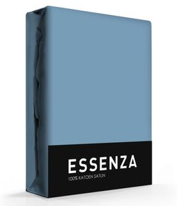 Essenza Hoeslaken Satijn Stone Blue-180 x 200 cm