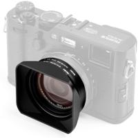 NiSi Lens Hood. UV-Filter & Cap for Fuji X100 Black - thumbnail