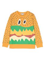 Stella McCartney Kids sweat en coton à imprimé graphique - Orange