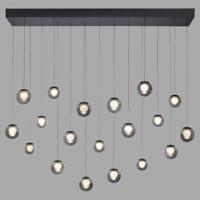 Paul Neuhaus 19-lichts hanglampPure Popup mystic grey - 2589-15