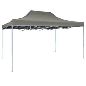 VidaXL Partytent inklapbaar 3x4 m staal antraciet