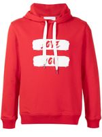 Ports V hoodie à logo imprimé - Rouge