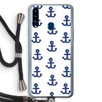 Ankers: Samsung Galaxy A20s Transparant Hoesje met koord