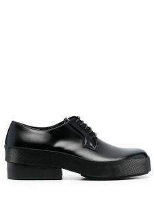 Raf Simons derbies en cuir à lacets - Noir