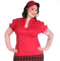 Sean Blouse, Red-XS | 49% korting - thumbnail