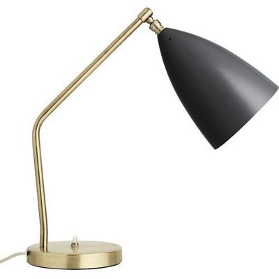 Gubi Grasshoppa Tafellamp - Messing & Mat Zwart Gubi Grasshoppa Tafellamp - Messing & Mat Zwart