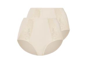 esmara 2 dames slips (Champagnekleurig, S (36/38))