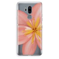 Pink Ellila Flower: LG G7 Thinq Transparant Hoesje