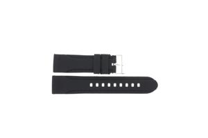 Horlogeband Universeel JD091.01 Silicoon Zwart 24mm