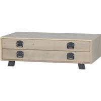 WOOOD Derby Salontafel - Grenen - Smoke - 35x110x62