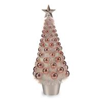 Krist+ kunst kerstboom - klein - roze - 37,5 cm
