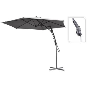 ProGarden ProGarden Zweefparasol 300 cm grijs