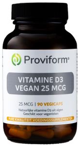 Proviform Vitamine D3 Vegan 25mcg Capsules