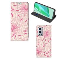 OnePlus 9 Pro Smart Cover Pink Flowers