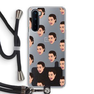 Ugly Cry Call: OnePlus Nord Transparant Hoesje met koord
