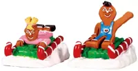 Lemax sweet sledding s/2 kerstdorp figuur type 3 Sugar &apos;N&apos; Spice 2017