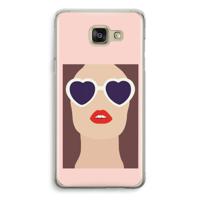 Red lips: Samsung Galaxy A5 (2016) Transparant Hoesje